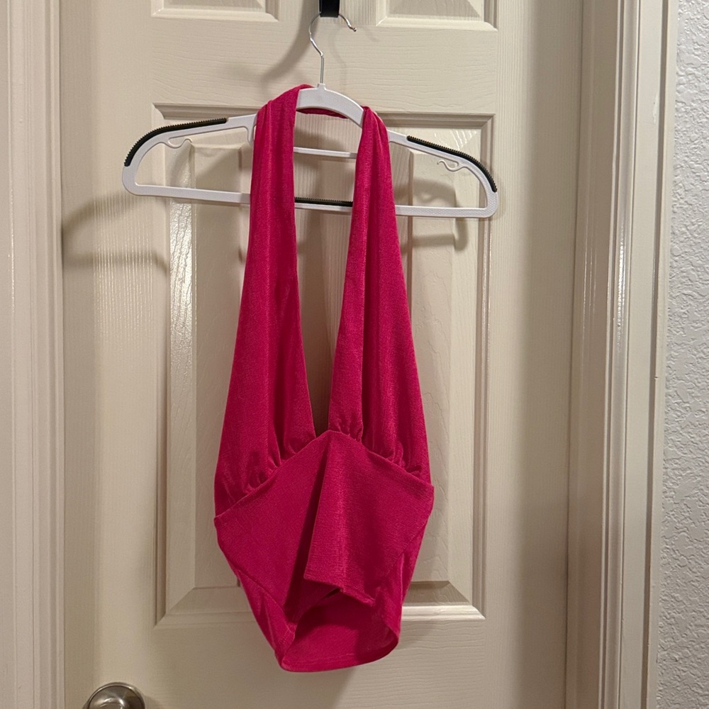 Windsor, Worn Once, Hot Pink Halter Top